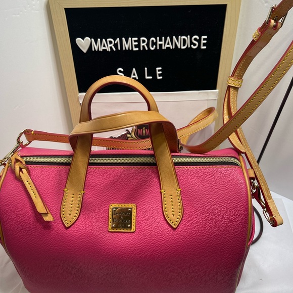 Dooney & Bourke Pink Satchel - Picture 6 of 15